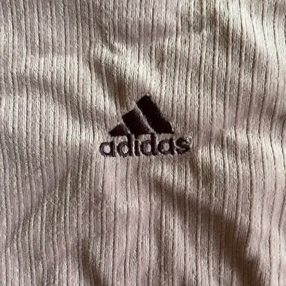 Brand New Women's Adidas Training Hyperglam cropped velour hoodie - Picture 6 of 16